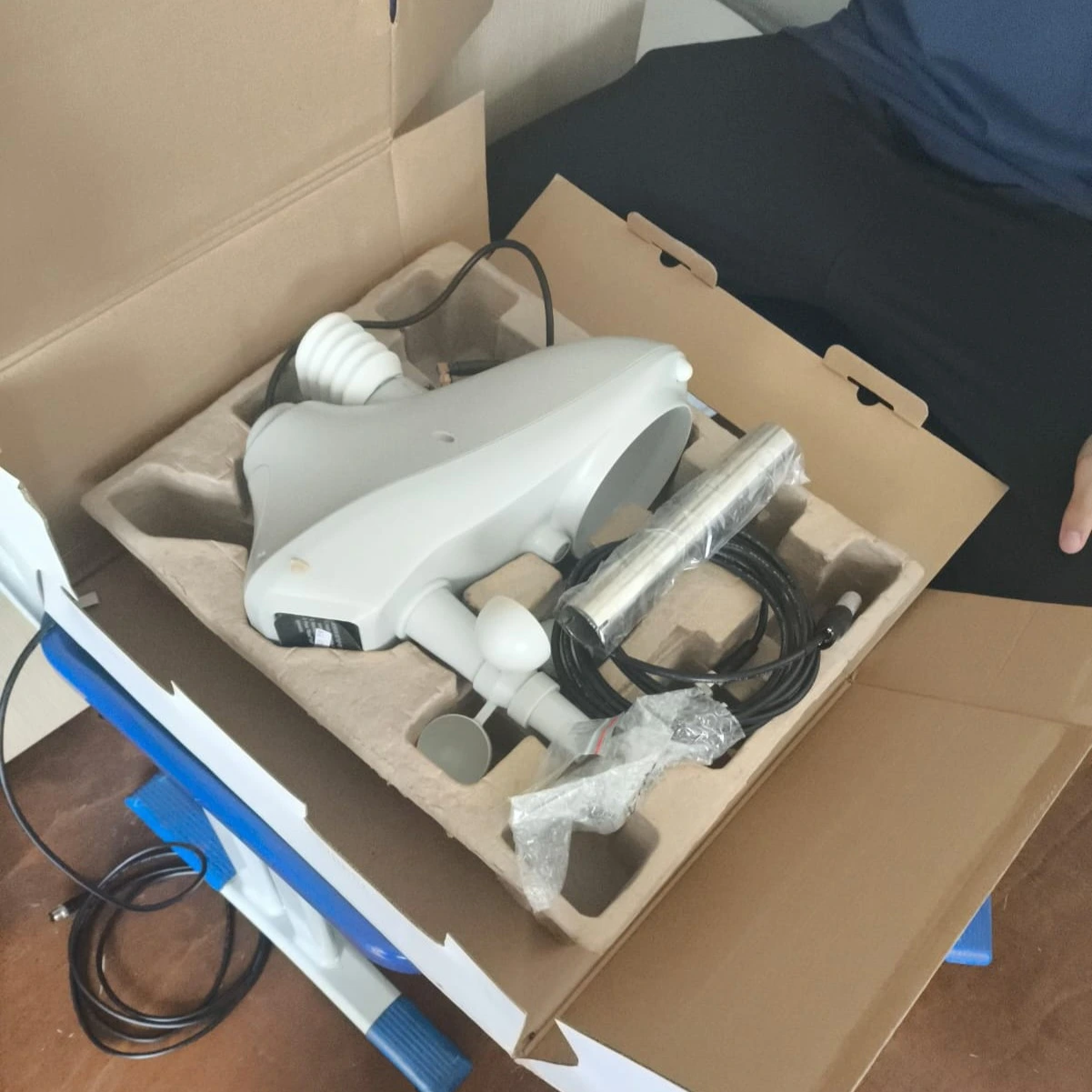 Estação meteorológica IoT - unboxing